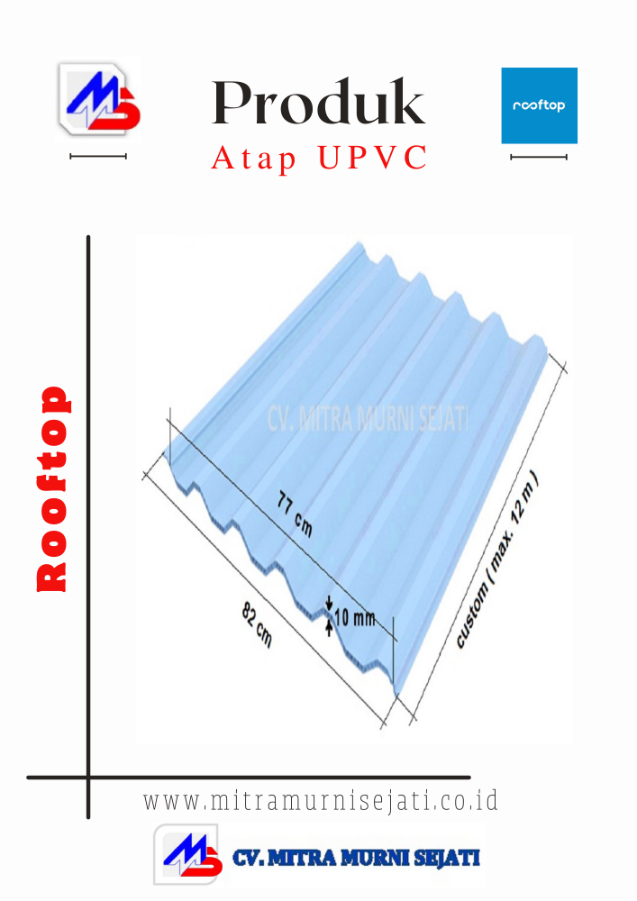 Spesifikasi Teknis Atap UPVC Rooftop